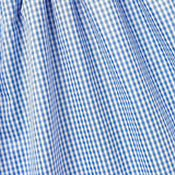 Baby Girls 4th Of July Dress Gingham American Flag White Blue Color