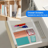 Drawer Dividers 4/6/8/12 Pack, Plastic Drawer Dividers for Baby