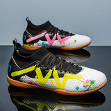 Men's Sports IC Indoor Flat Bottomed Football Shoes Adult High-Tops