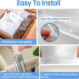 Drawer Dividers 4/6/8/12 Pack, Plastic Drawer Dividers for Baby