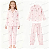 Cotton Pajamas for Boys Girls Cute Panda White Sleepwear Children Home