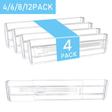 Drawer Dividers 4/6/8/12 Pack, Plastic Drawer Dividers for Baby