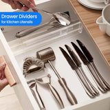 Drawer Dividers 4/6/8/12 Pack, Plastic Drawer Dividers for Baby