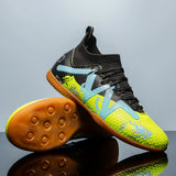 Men's Sports IC Indoor Flat Bottomed Football Shoes Adult High-Tops