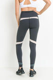 Highwaist Dragonfly Colorblock Full Leggings