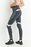 Highwaist Dragonfly Colorblock Full Leggings